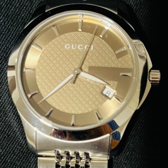 Gucci Watch Authentic Stainless Steel - Picture 1 of 6